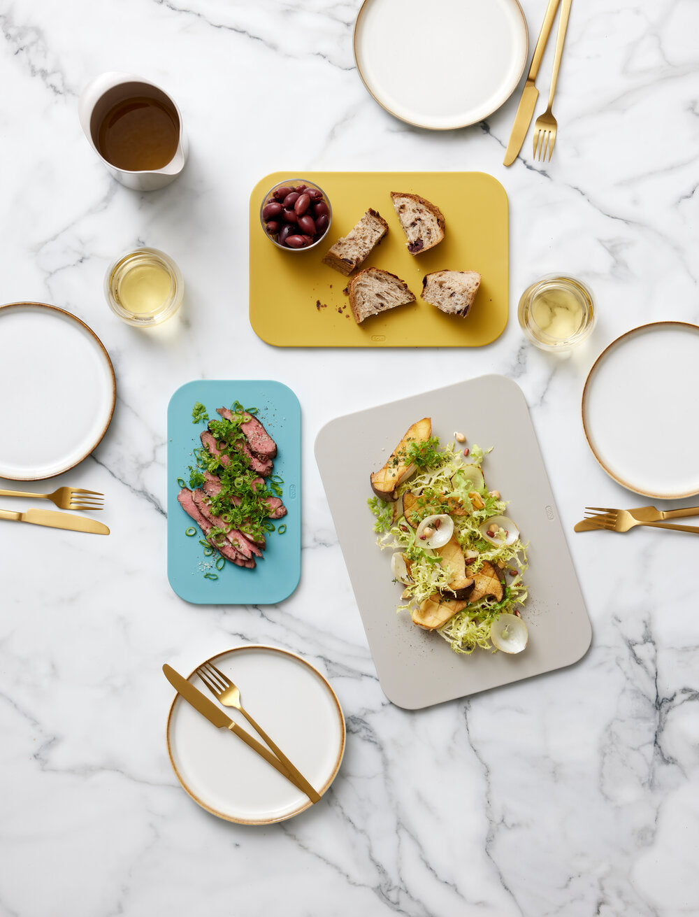 Choptima skærebræt-sæt, 3-pak - Beach